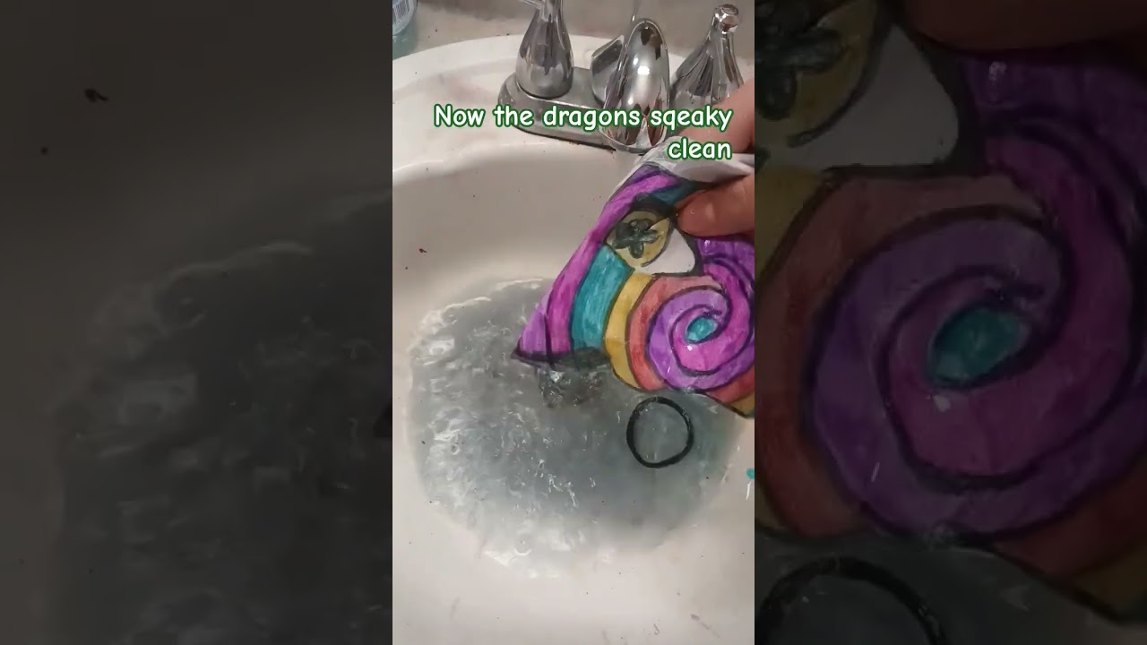 make sure to wash your dragons! #puppet #paperdragon #dragonpuppets #dragonpuppeteer #sattire
