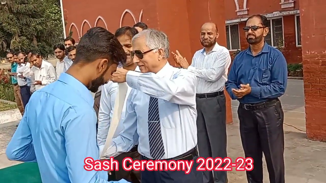 Sash Ceremony at Aligarh School