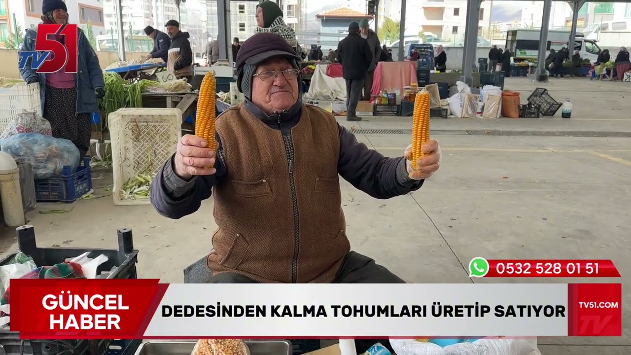 Dedesinden kalma ata tohumları üretip satıyor 