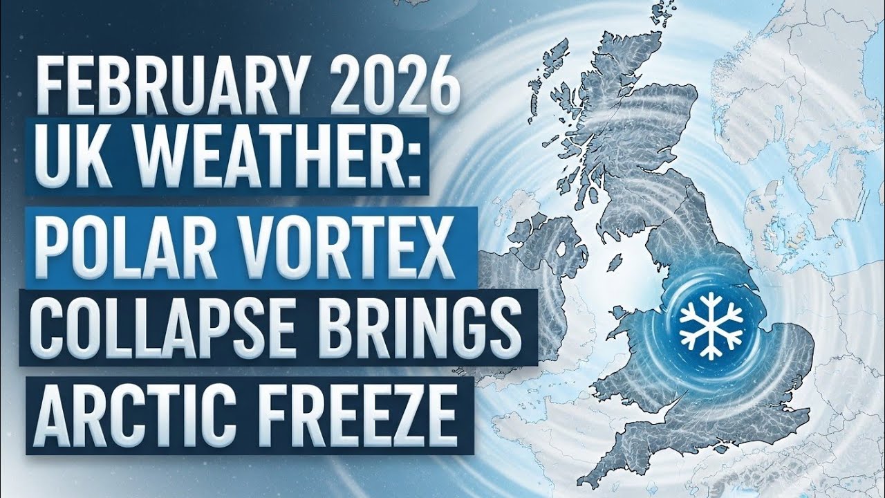 February 2026 UK Weather: Polar Vortex Collapse Brings Arctic Freeze#PolarVortex#UKWeather