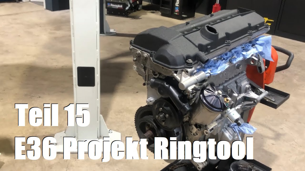 E36 Projekt Ringtool Teil 15: Motor endlich wieder zusammenbauen