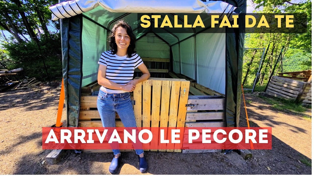 #23 COSTRUIAMO LA STALLA CON I PALLET - FATTORIA FAI DA TE