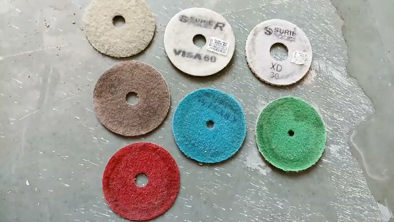 Kota stone flooring mirror polishing pads and dimond polish कैसे करते है