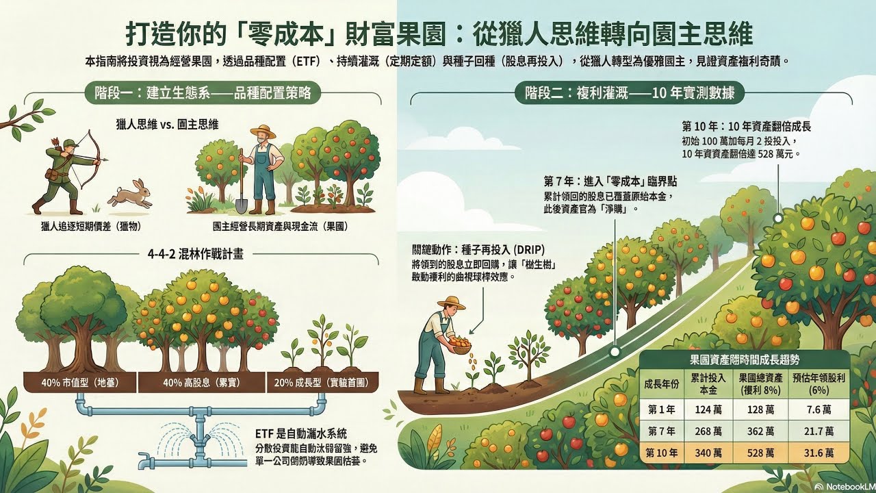 零成本森林：用ETF種出被動收入