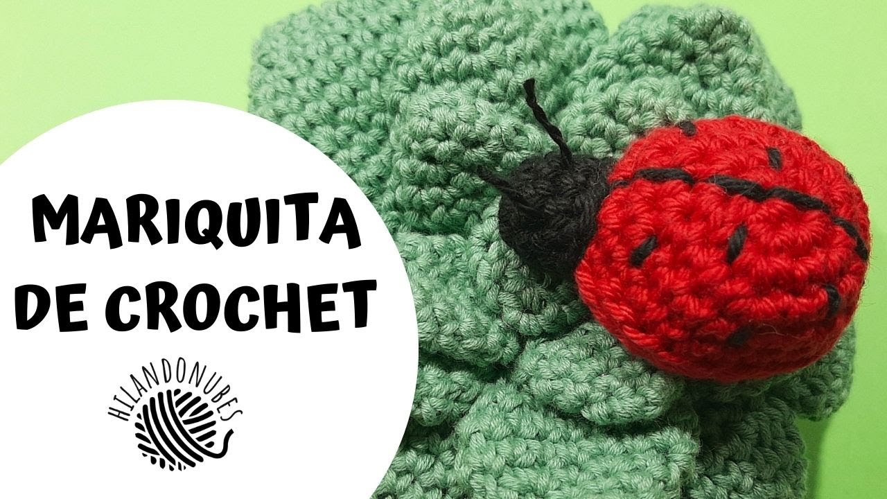 Como hacer mariquita de crochet paso a paso 🐞amigurumi