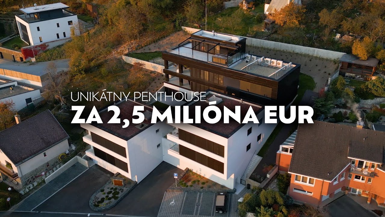 PREHLIADKA PENTHOUSE ZA 2,5 MIL € - HRBOVÁ RESIDENCE - KOŠICE