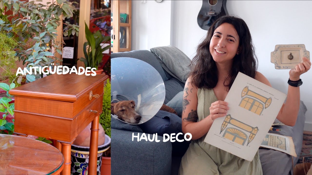 🪑 visitando anticuarios en Asturias y en el Rastro de Madrid + mini haul deco 🎀