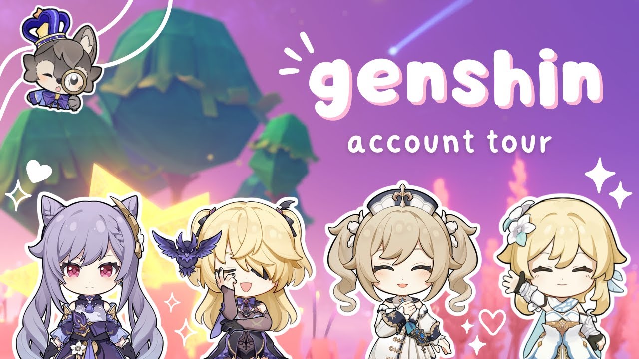 ₊˚⊹⋆ genshin account tour ᯓᡣ𐭩