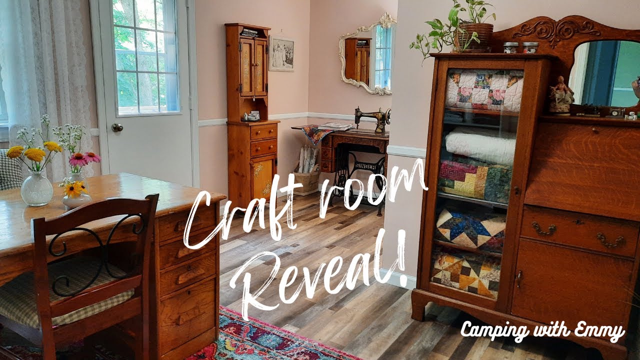 Beautiful CRAFT ROOM * SEWING ROOM * Reveal!
