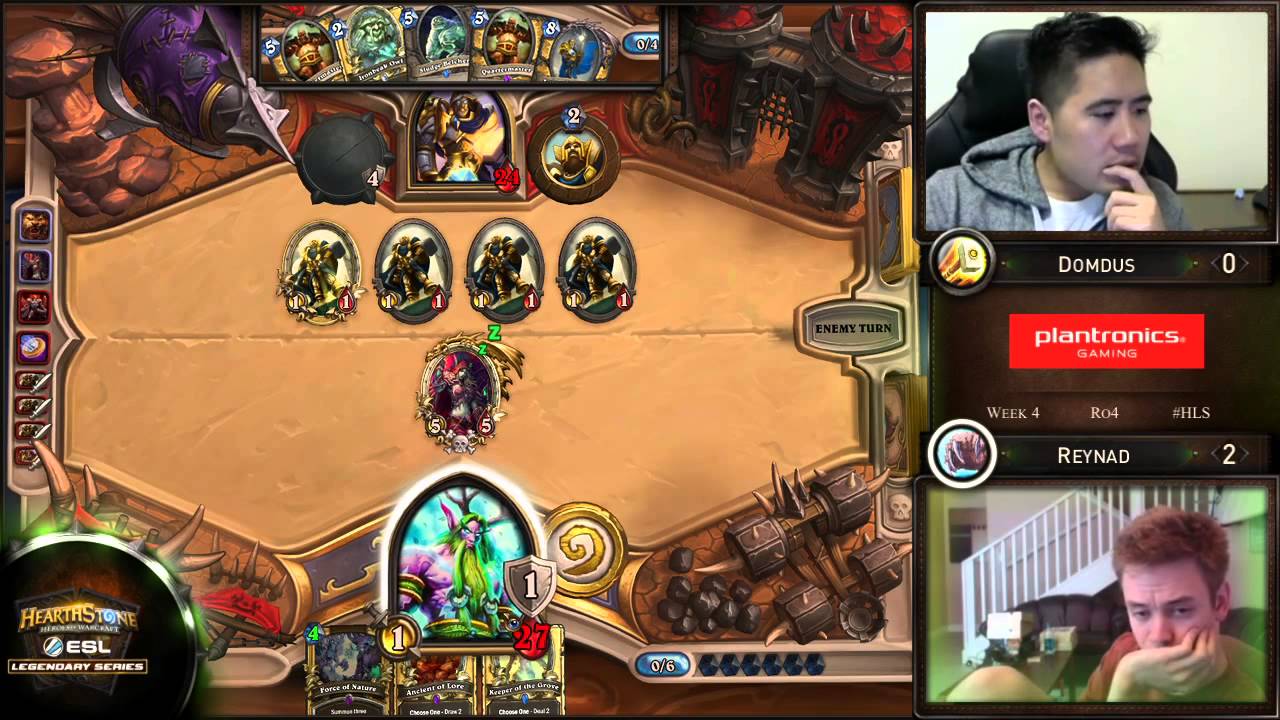 Reynad vs Domdus | Week 4 - Semifinal | ESL Hearthstone Legendary Series Season 2