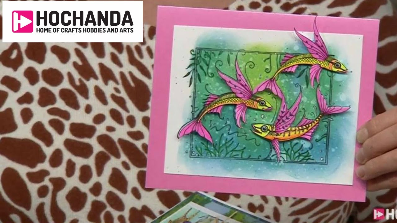 Paper Crafts and Fabric Painting with Pink Ink Designs at Hochanda!