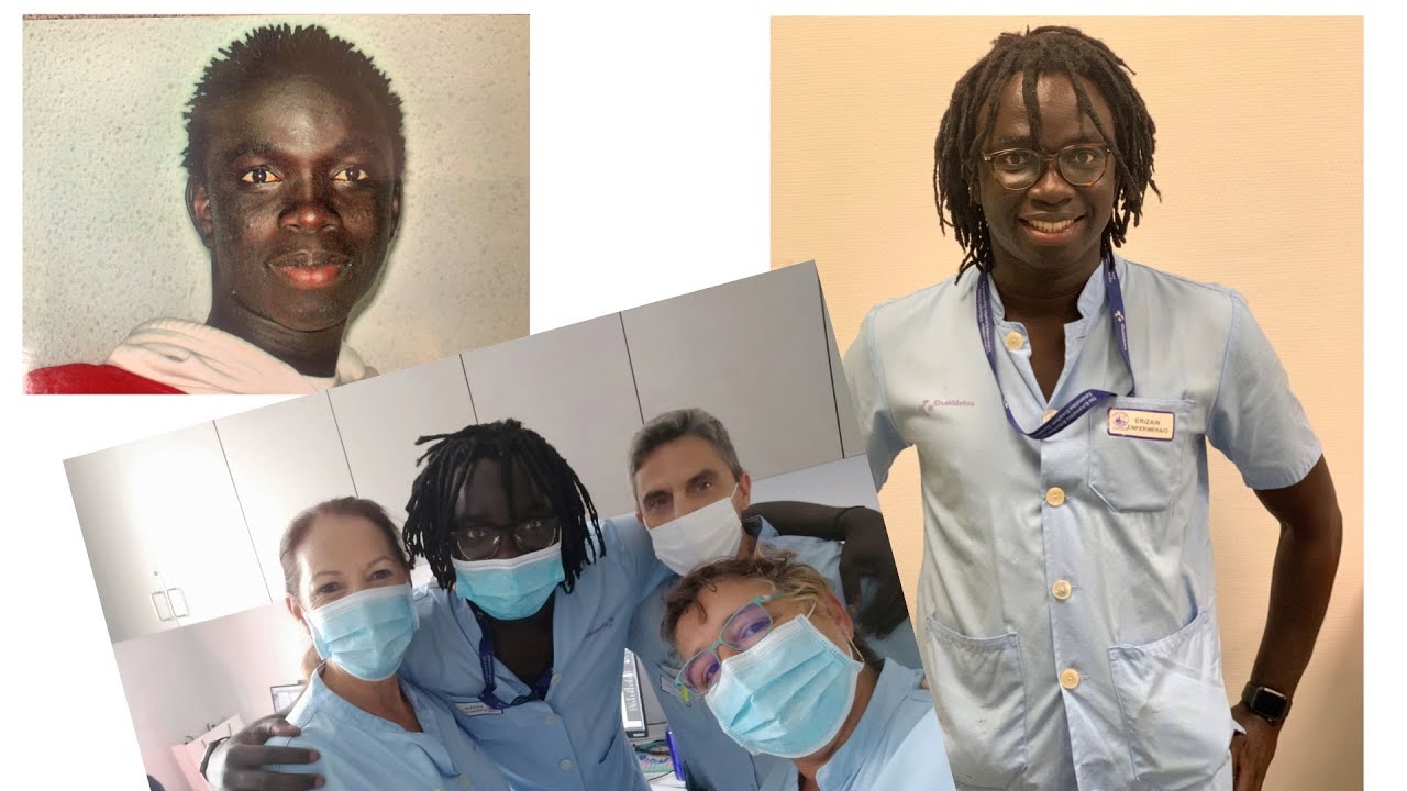 Llegó en patera; hoy es enfermero en Basurto. La apasionante historia de Mbaye Gil.