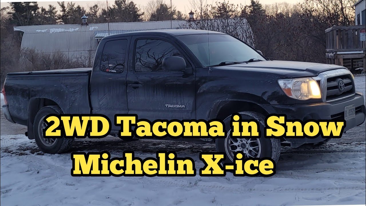 Обзор шин Michelin X-Ice за рулем моего Tacoma с передним приводом в условиях снежной бури.
