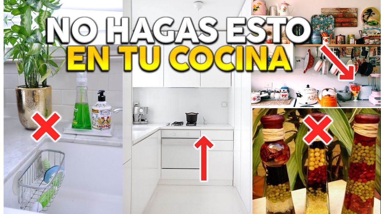11 ERRORES que NO DEBES COMETER al DECORAR LA COCINA y COMO SOLUCIONARLOS
