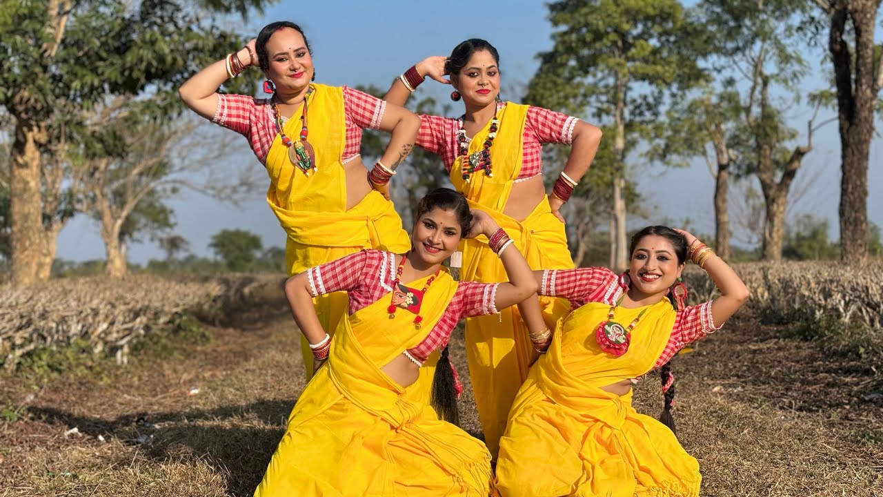Pindare polasher bon | Folk song | Dance Cover | Ankita Bhattacharyya | Performed by Rhythmic Squad.