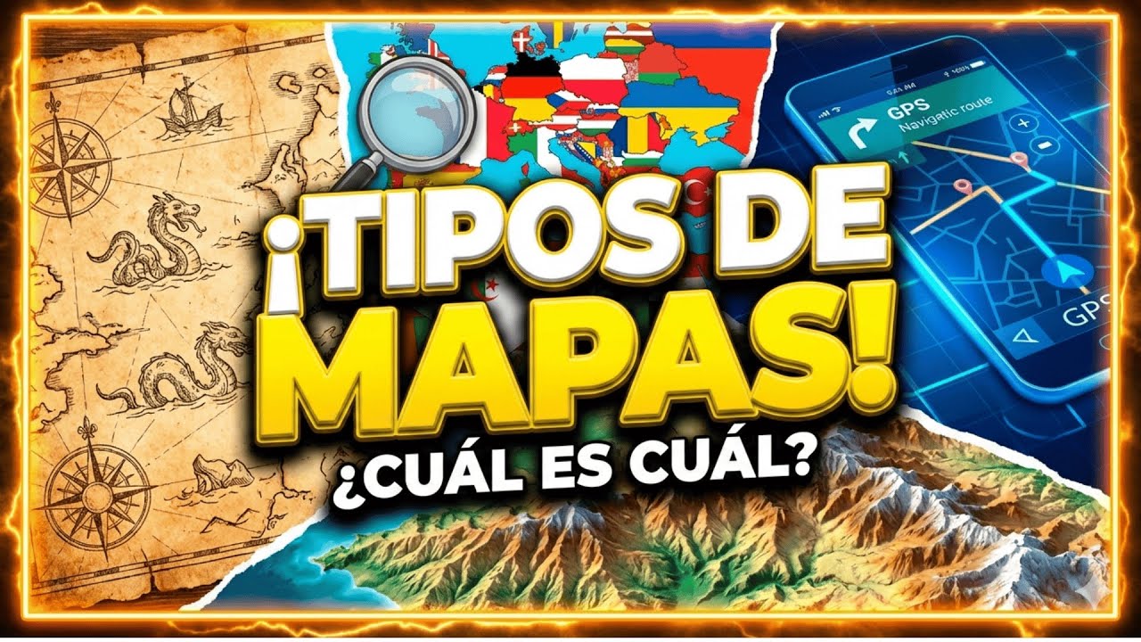 Tipos de mapas y cómo interpretarlos correctamente | Aprende a leer mapas paso a paso