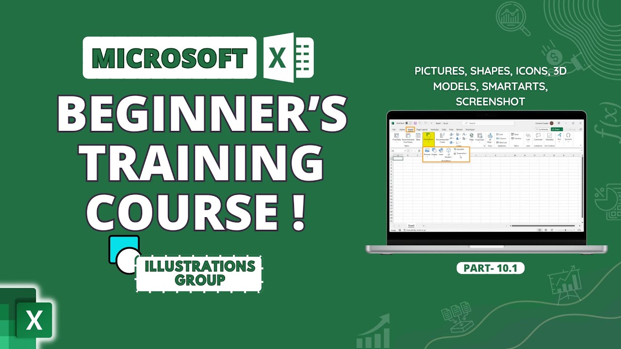 Microsoft Excel | Изображения, фигуры, значки, 3D-модели, SmartArt, скриншоты