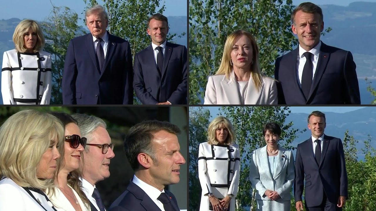Macron welcomes G7 leaders on opening day in Evian, France | AFP