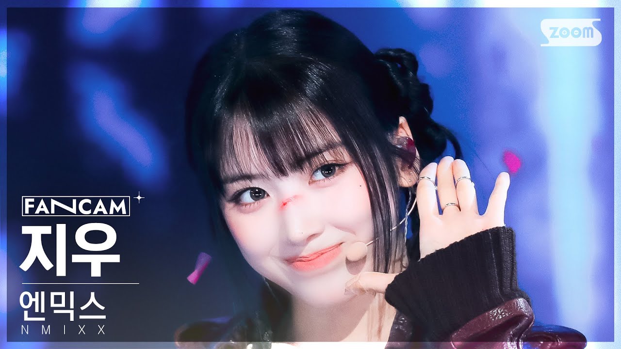 [안방1열 직캠4K] 엔믹스 지우 'Run For Roses' (NMIXX JIWOO FanCam) @SBS Inkigayo 240218