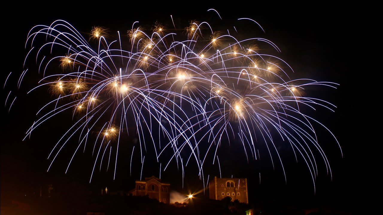 Paternò 5 Dicembre 2024 Rientro Santa Barbara e Spettacolo Pirotecnico Ditta VACCALLUZZO EVENTS