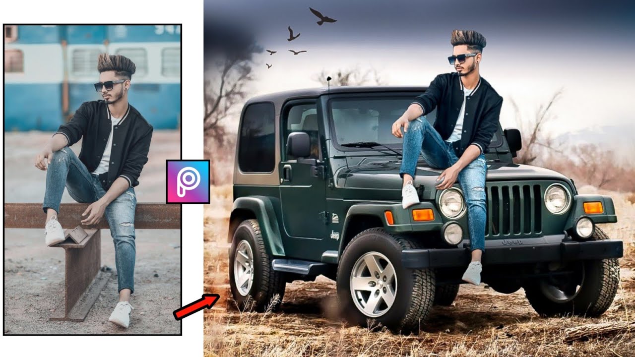 PicsArt Car Background Editing Tutorial | PicsArt Photo Editing Background Change | Car Manipulation