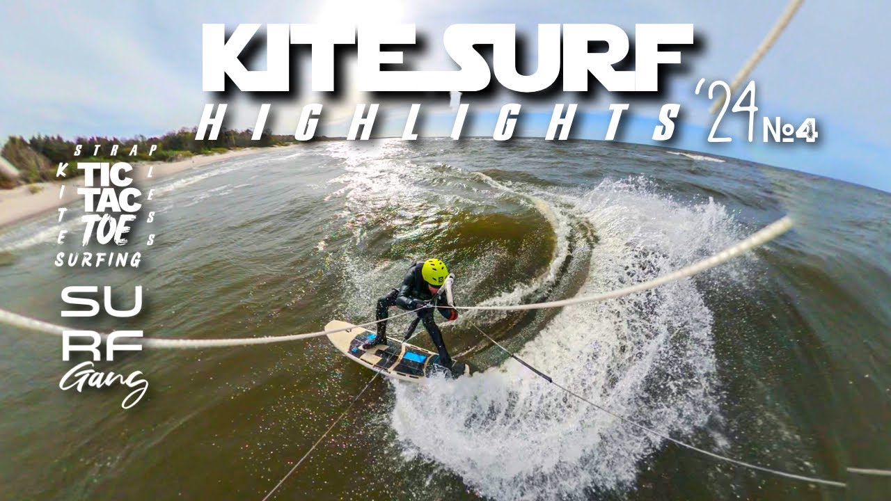 STRAPLESS KITE SURF SESSIONS ’25 [ WAVE RIDING ON BALTIC SEA ] #surf POLAND №4