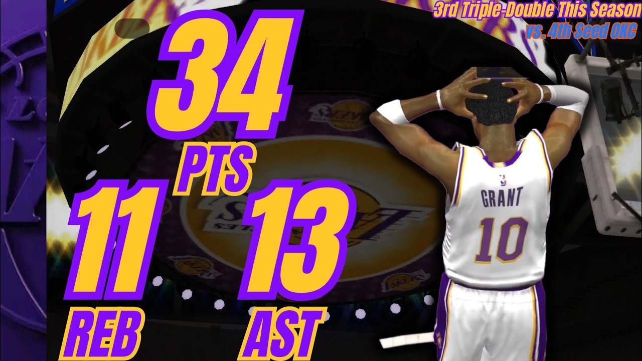 Videogame Numbers In Nail-Biter: Koa Grant Shines vs. OKC 🟣💛