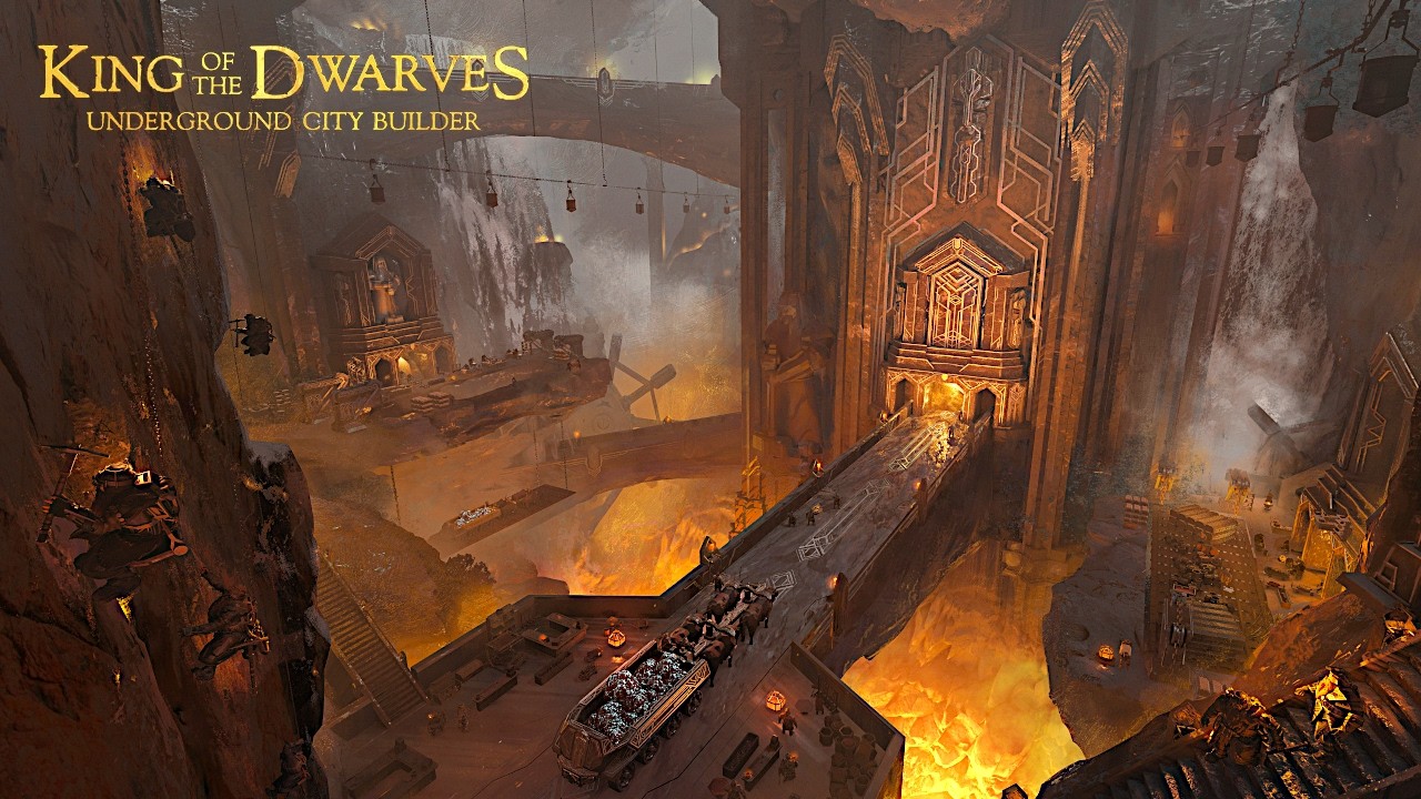 Building a Dwarf Fortress in a New Underground Colony Sim RTS! | King of the Dwarves Playtest