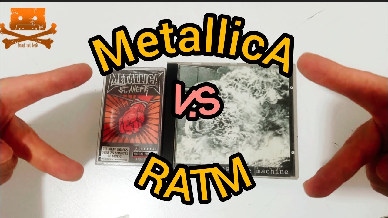MetallicA V.S Rage Against The Machine / kaset CD koleksiyon