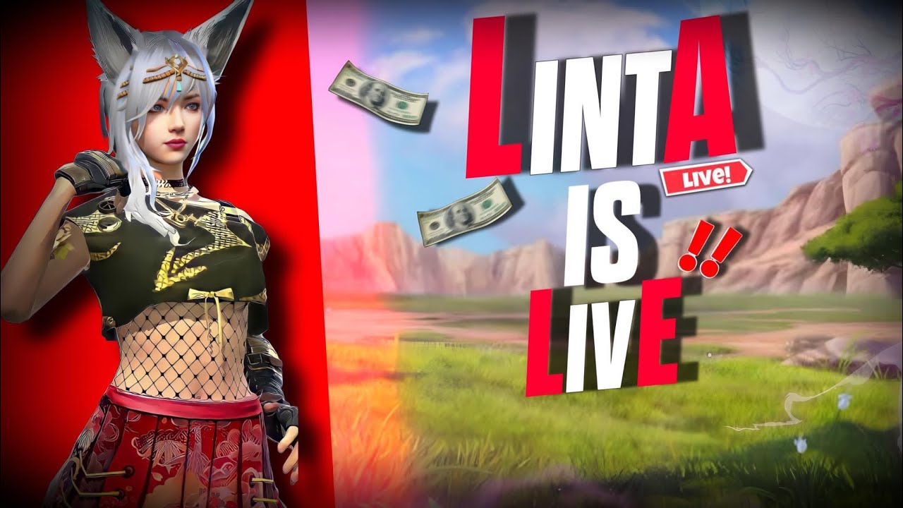 LINTA SECHI LIVE COME ON GUYSS 🔥🤍#freefire #malayalam #ff #live
