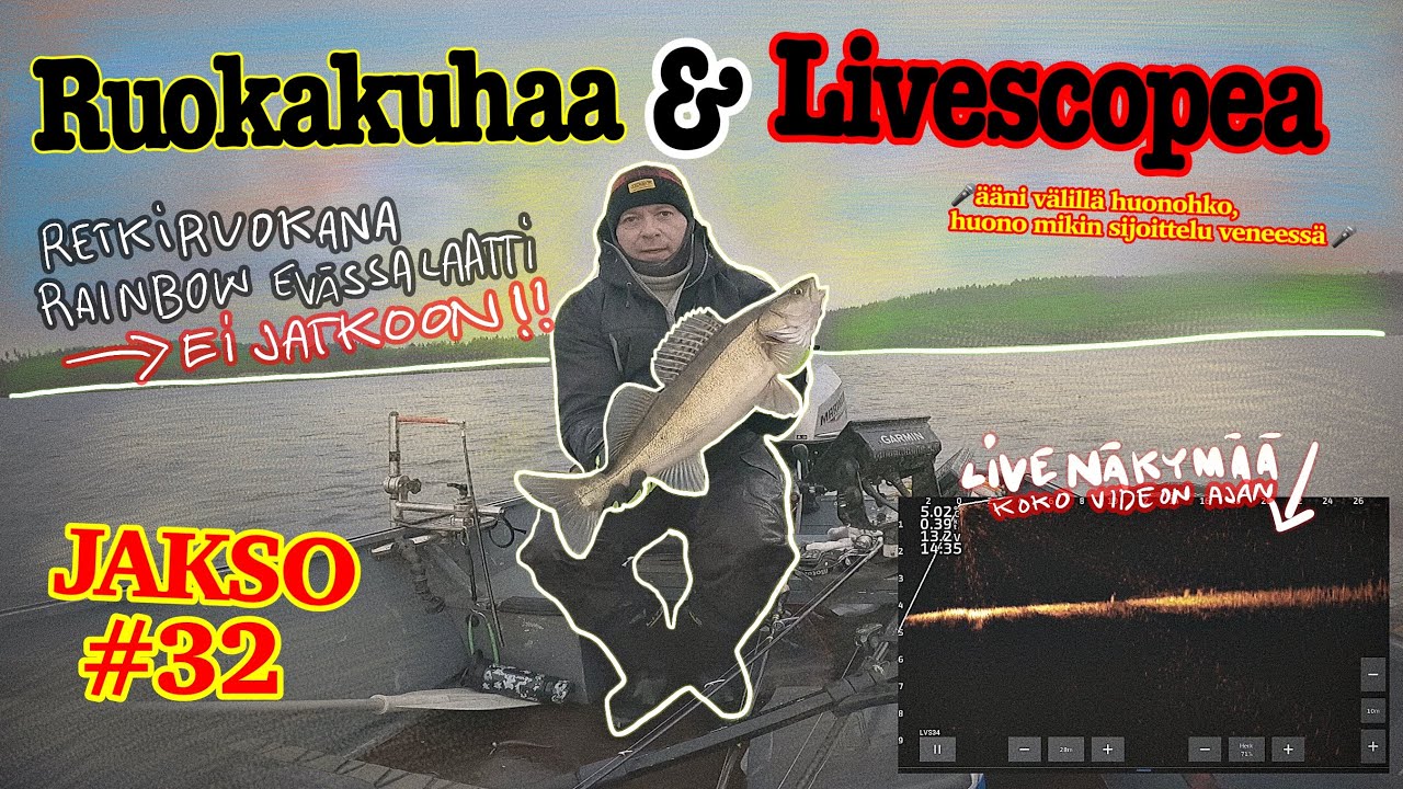 Jakso #32 Ruokakuhaa & Livescopea