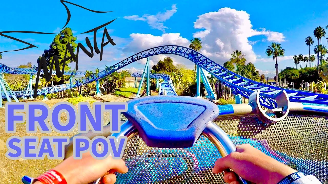 Manta at Seaworld San Diego Front Seat POV