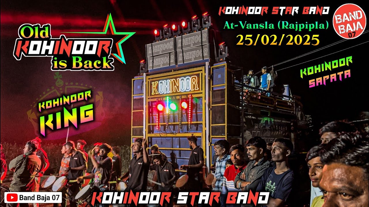 Kohinoor Star Band At Vansala 25/02/2025 🔴Live || क्या Sound है Kohinoor Star का🤙🏻 Full Sapata