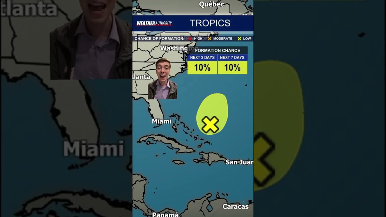 Keeping an eye on tropics&hellip; NHC is monitoring this low pressure system. Low chance of development.