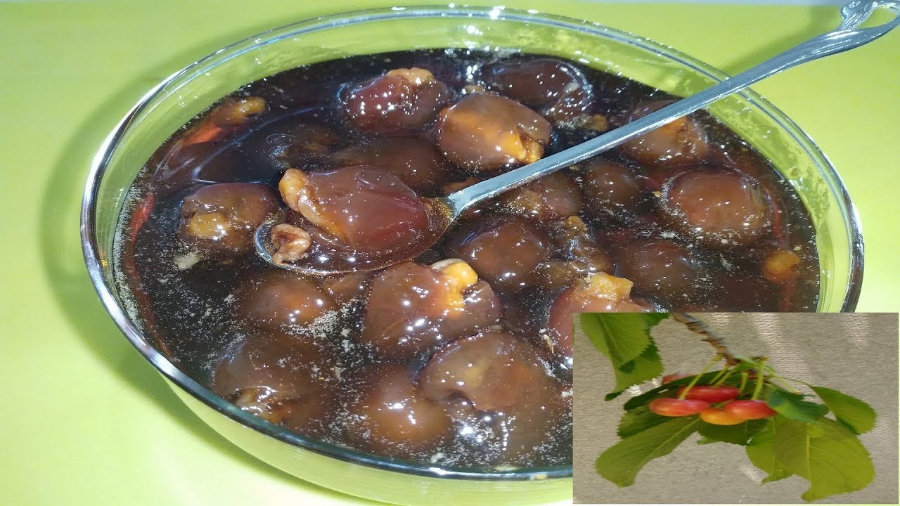 Գիլասի Մուրաբա - Варенье из Черешни с Орехами - Cherry Jam#Satenik cooking show in Armenian