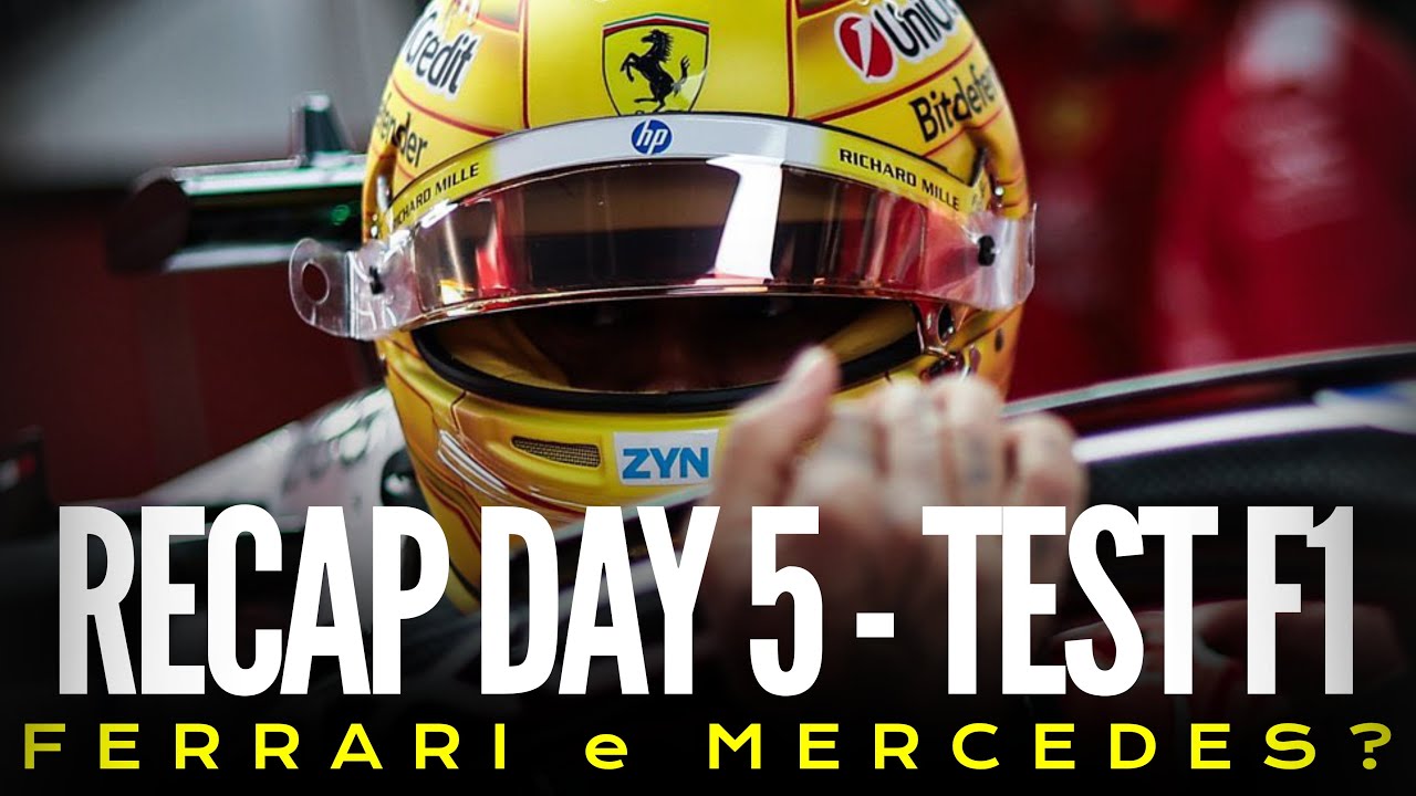 RECAP Test F1 DAY 5 - FERRARI chiude 