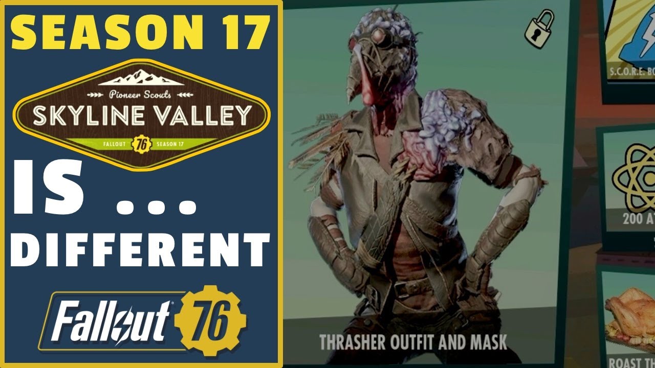 Fallout 76 Season 17 ALL Season Rewards // Skyline Valley