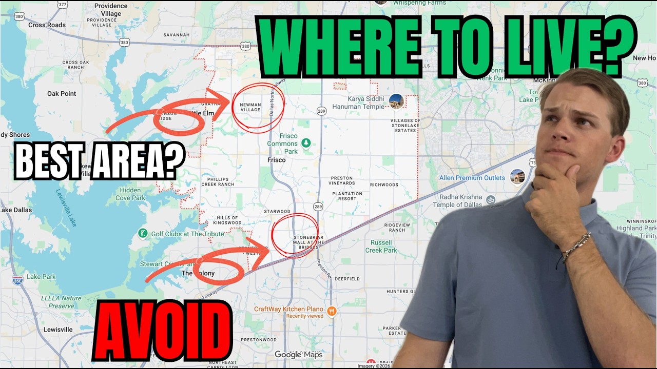 Frisco, Texas: Where to Live (and Where NOT to) | Map Tour