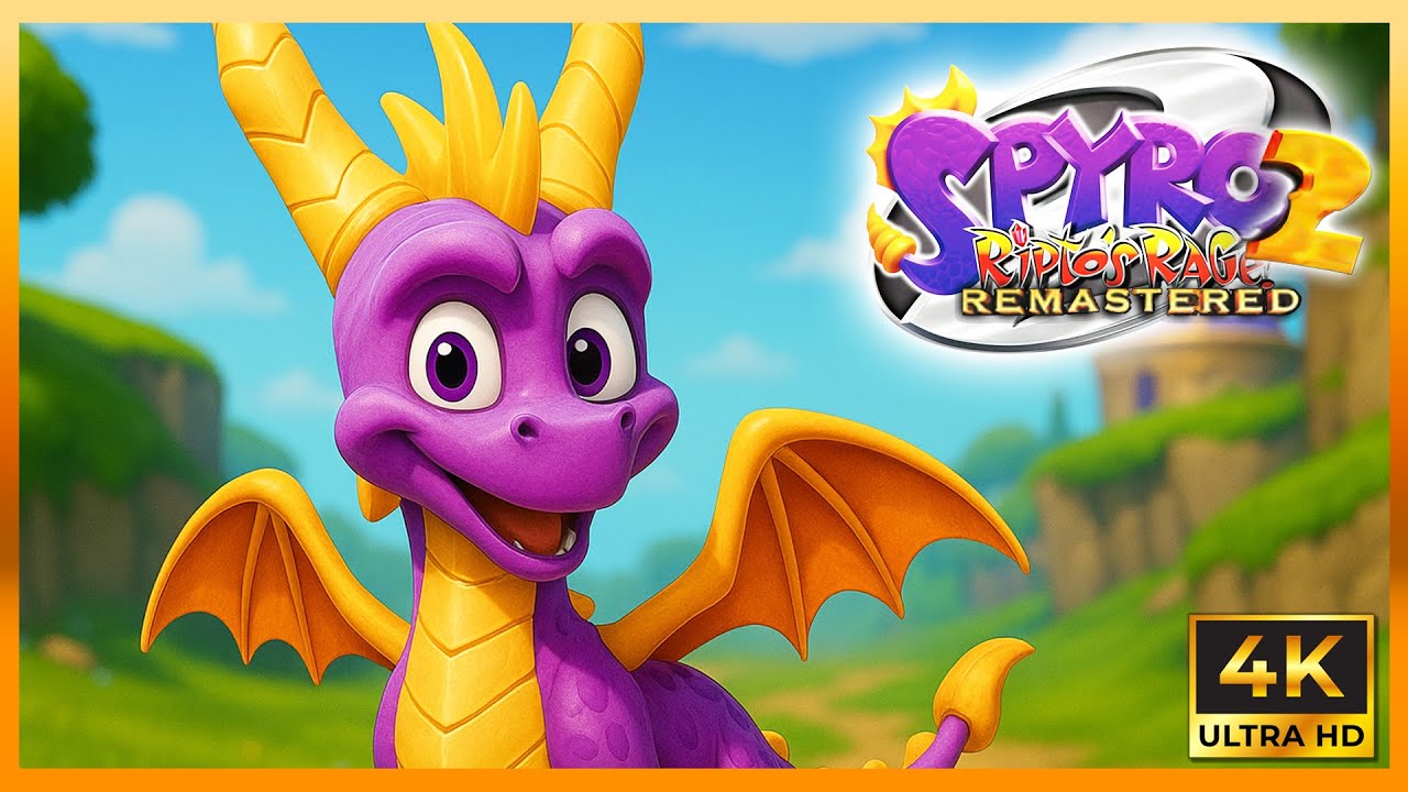 Spyro 2: Riptos Rage (PS1) 4K Remaster — Часть 2 [100%] Прохождение