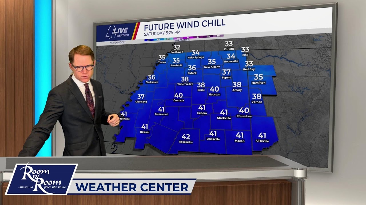 LIVE NOW at 7AM - Matt's tracking a briefly milder day ahead of some really chilly temperatures
