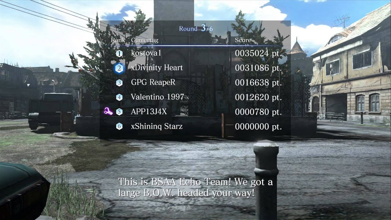 Resident Evil 6: Predator Mode match 4