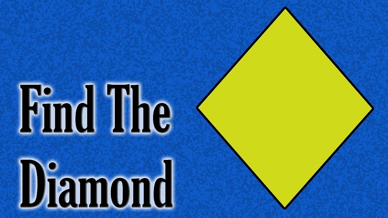 Find The Diamond | shape game for children