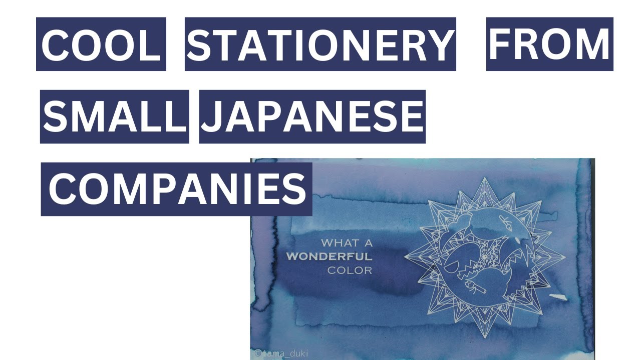 Cool Stationery from Small Japanese Companies