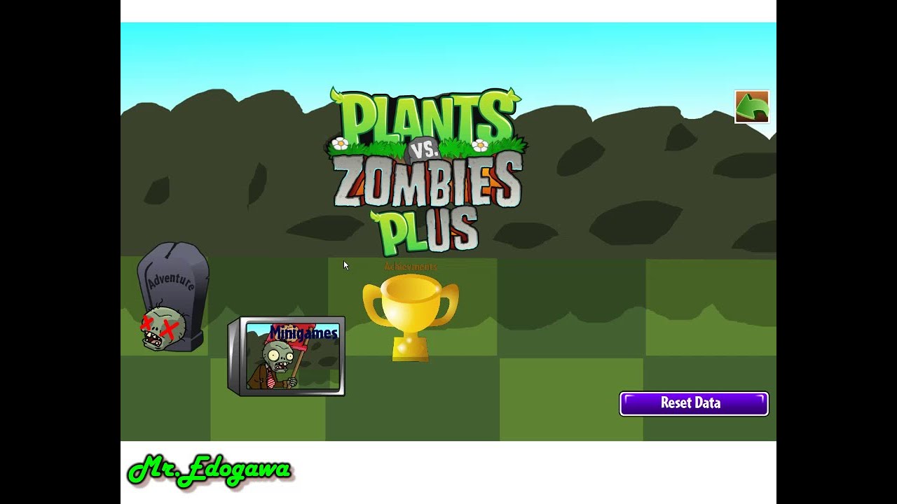 GAMEPLAY PVZ PLUS DEMO Plants Vs. Zombies NO CHEAT