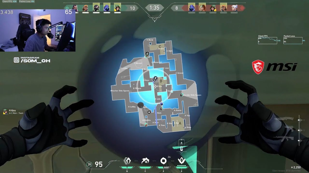 LOTUS! NRG s0m OMEN VALORANT RANKED GAMEPLAY [ FULL MATCH VOD ]