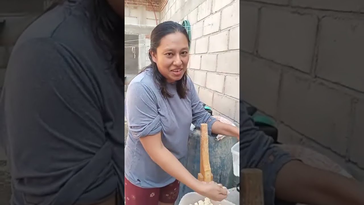 Cocinando frijol con arroz y tortillas de maseca