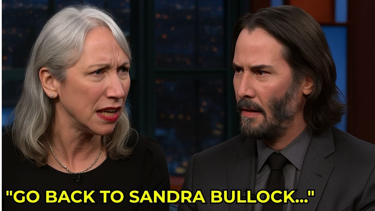 Alexandra Grant INSULTS Keanu Go Back to Sandra Bullock’ Seconds Later, He DESTROYS Her on Live TV”