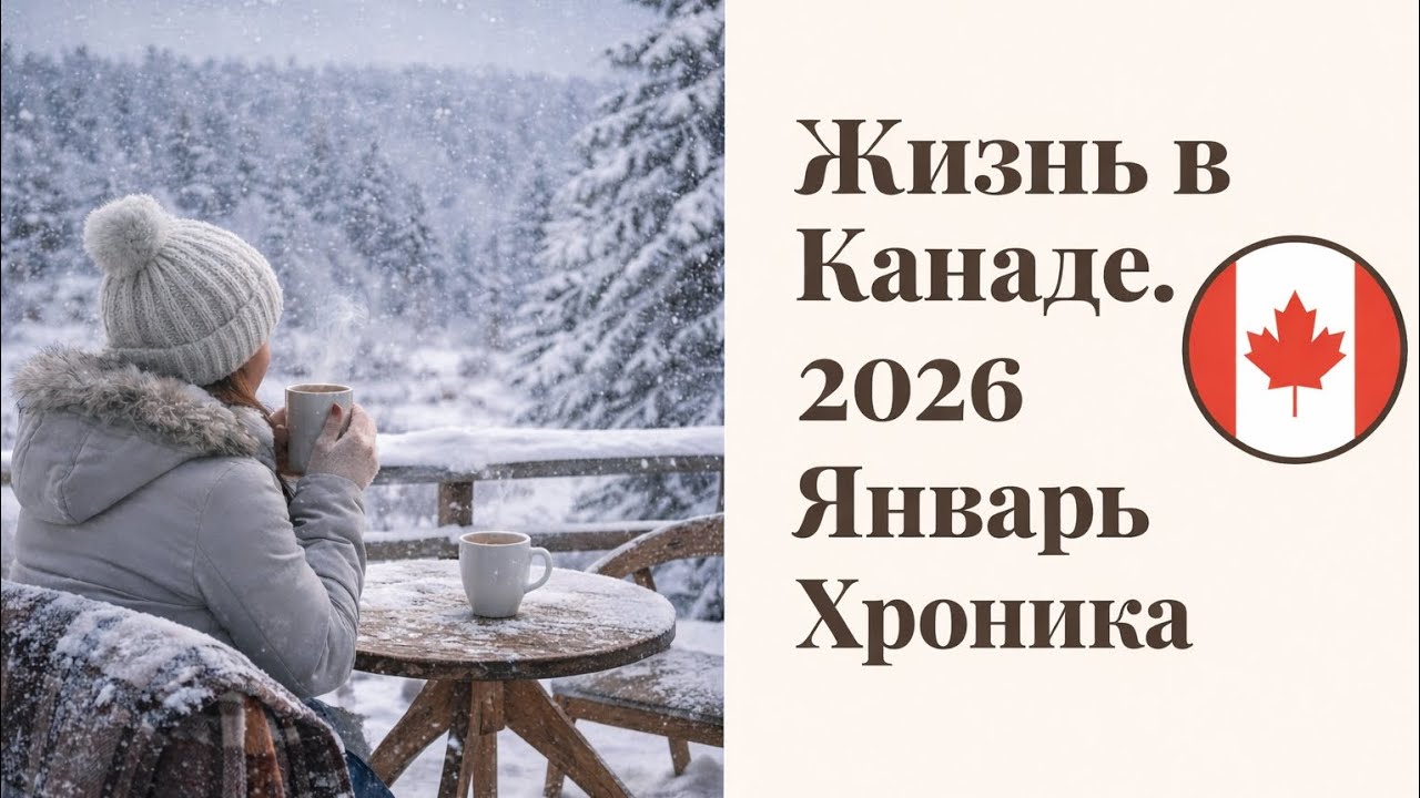 Жизнь в Канаде. Хроника , январь 2026г. Хамон, чача, мороз -35°С, отдых в СПА под открытым небом. 