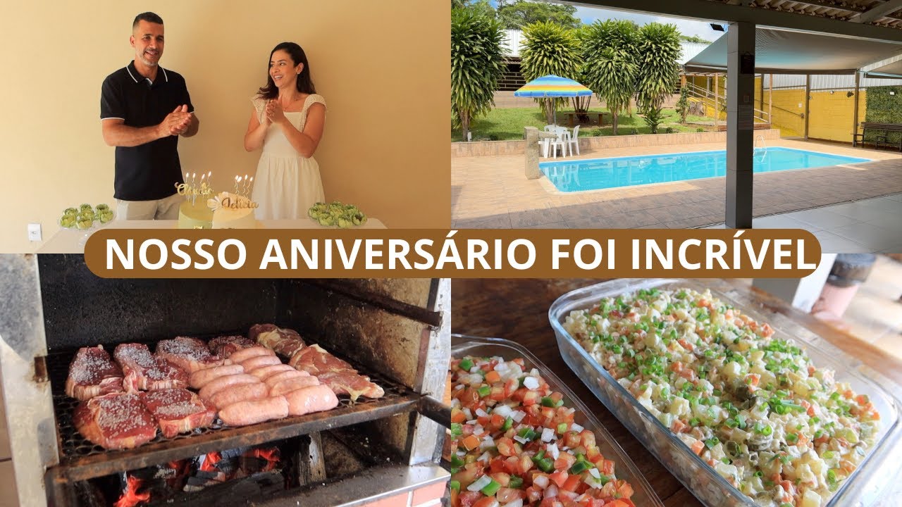 COMEMORANDO NOSSO ANIVERSÁRIO, CHURRASCO, DIVERSÃO EM FAMÍLIA