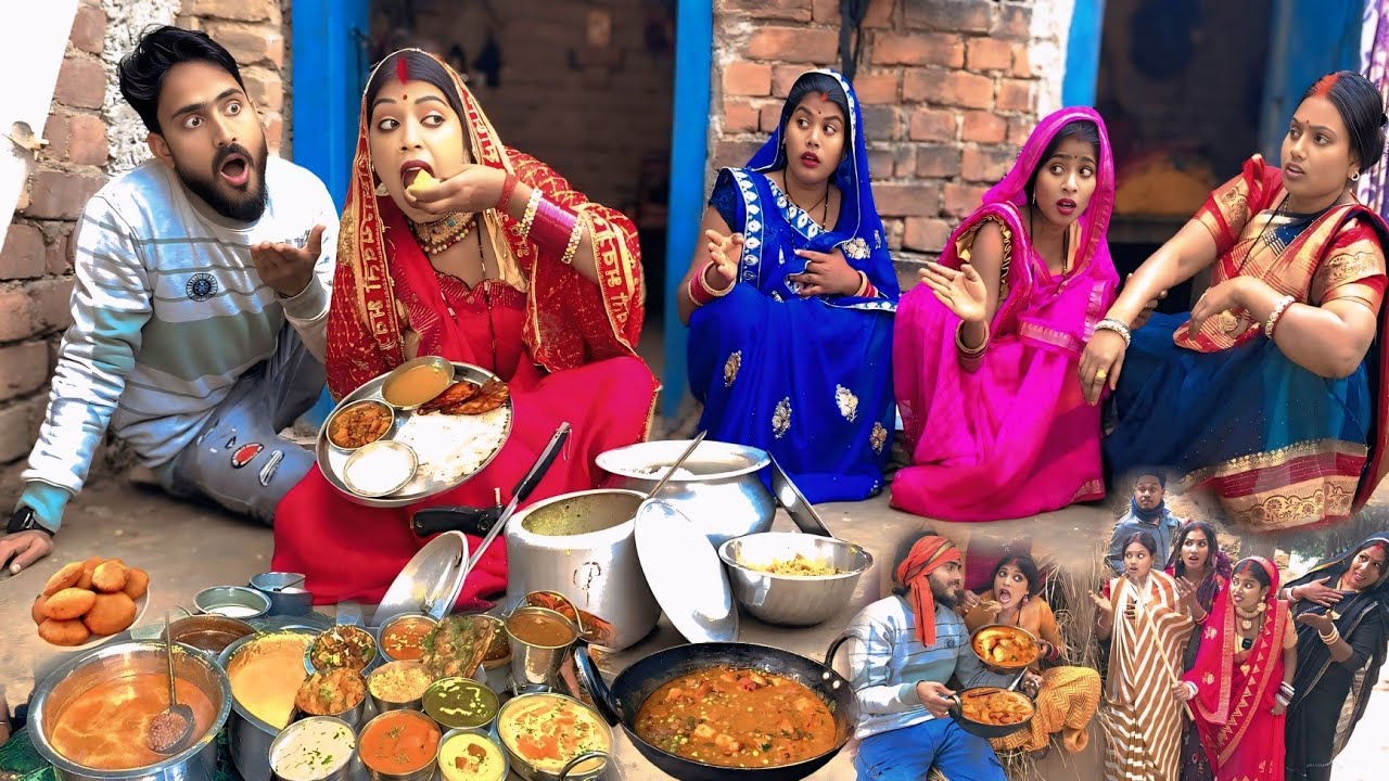 चटनी दुल्हन ससुराल में आते ही खाने के लिए चुहानी घुस गई ।। Chatani Dulhan । SAPNA LIFE COMEDY 